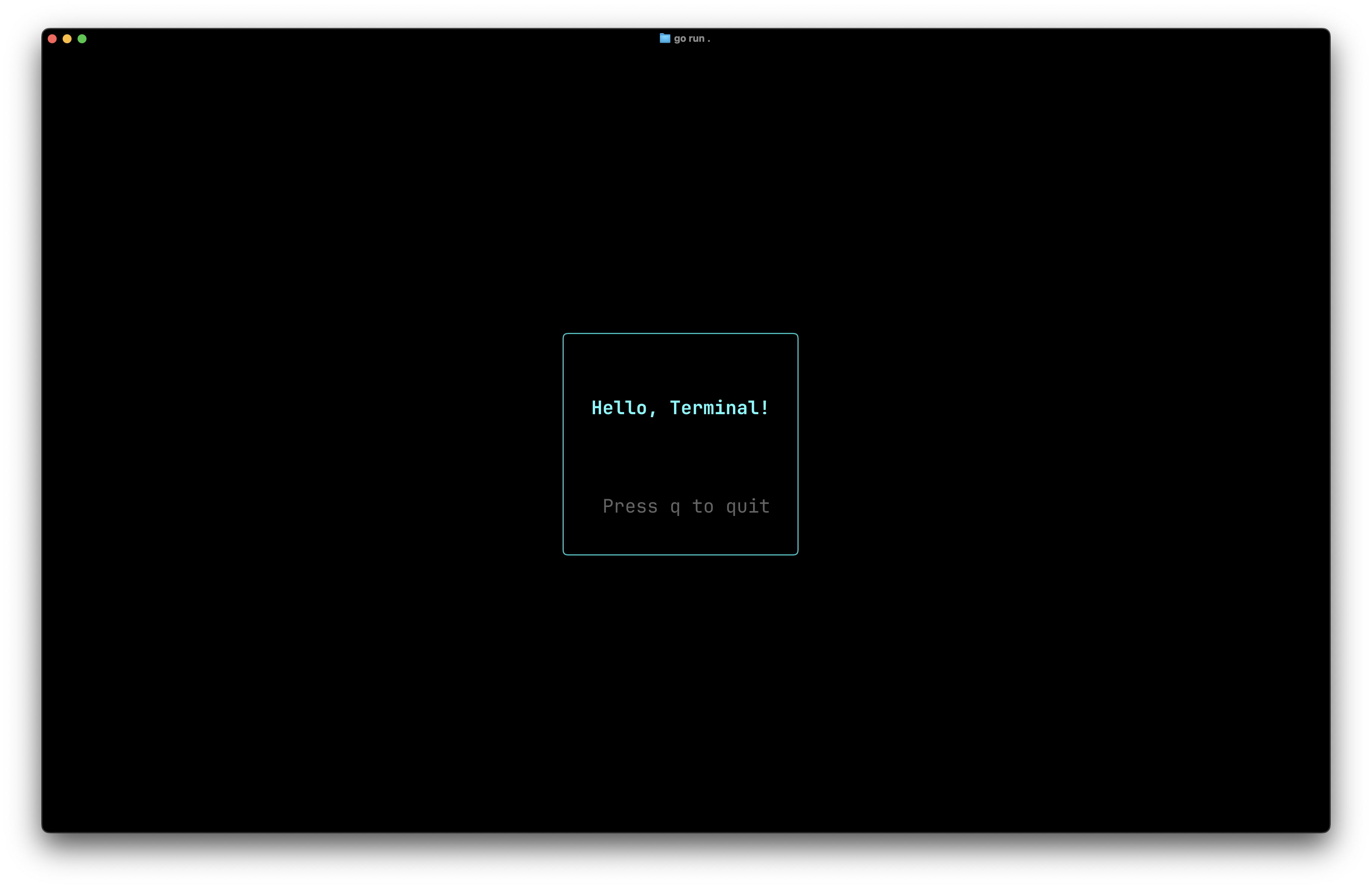 go-tui - Build Declarative Terminal UIs in Go